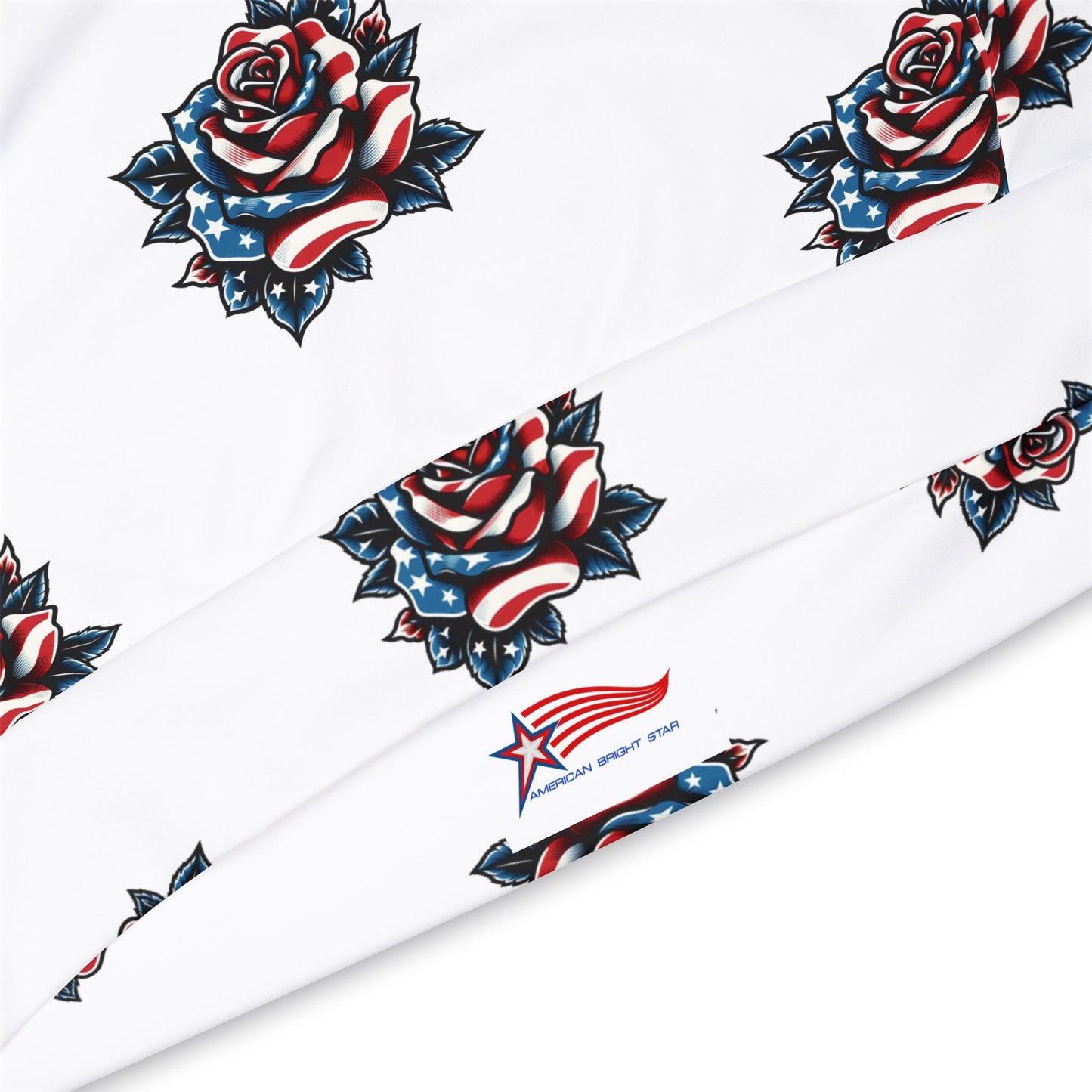 Women’s Hoodie – American Rose Tattoo Style.