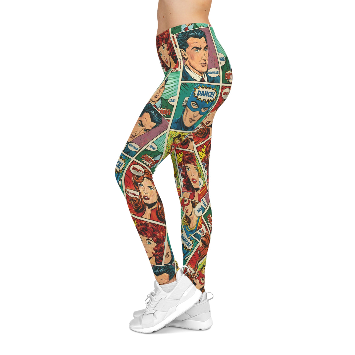 Retro Pop-Art Comic Leggings