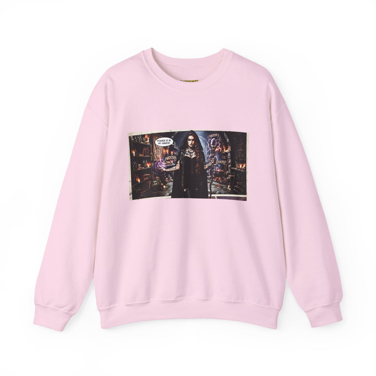 Witch's Power Comic Sweatshirt — Dark Sweatshirt