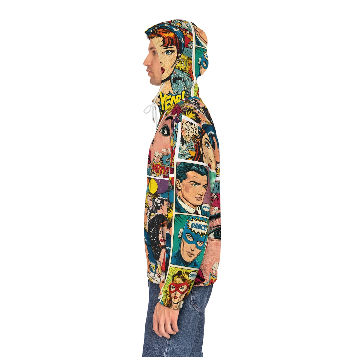 Pop Art Comics Full‑Zip Hoodie