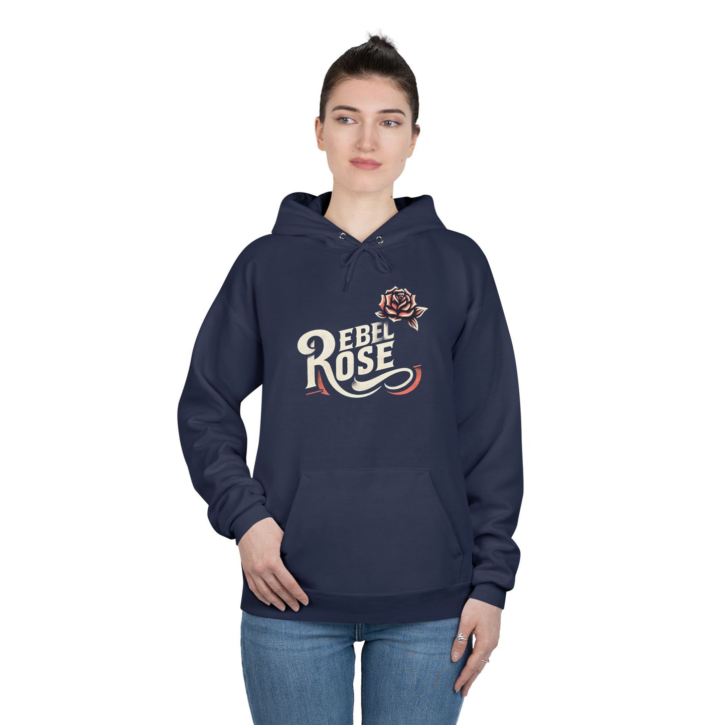 Rebel Rose Eco-Friendly Americana Hoodie.