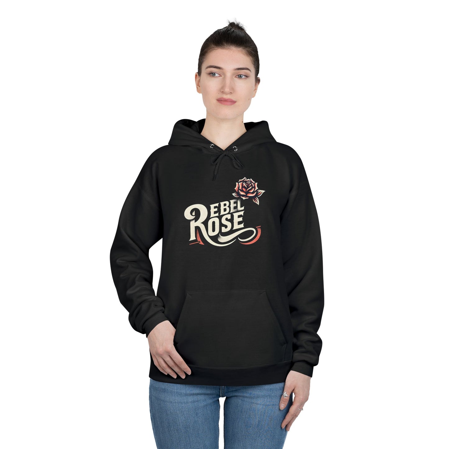 Rebel Rose Eco-Friendly Americana Hoodie.