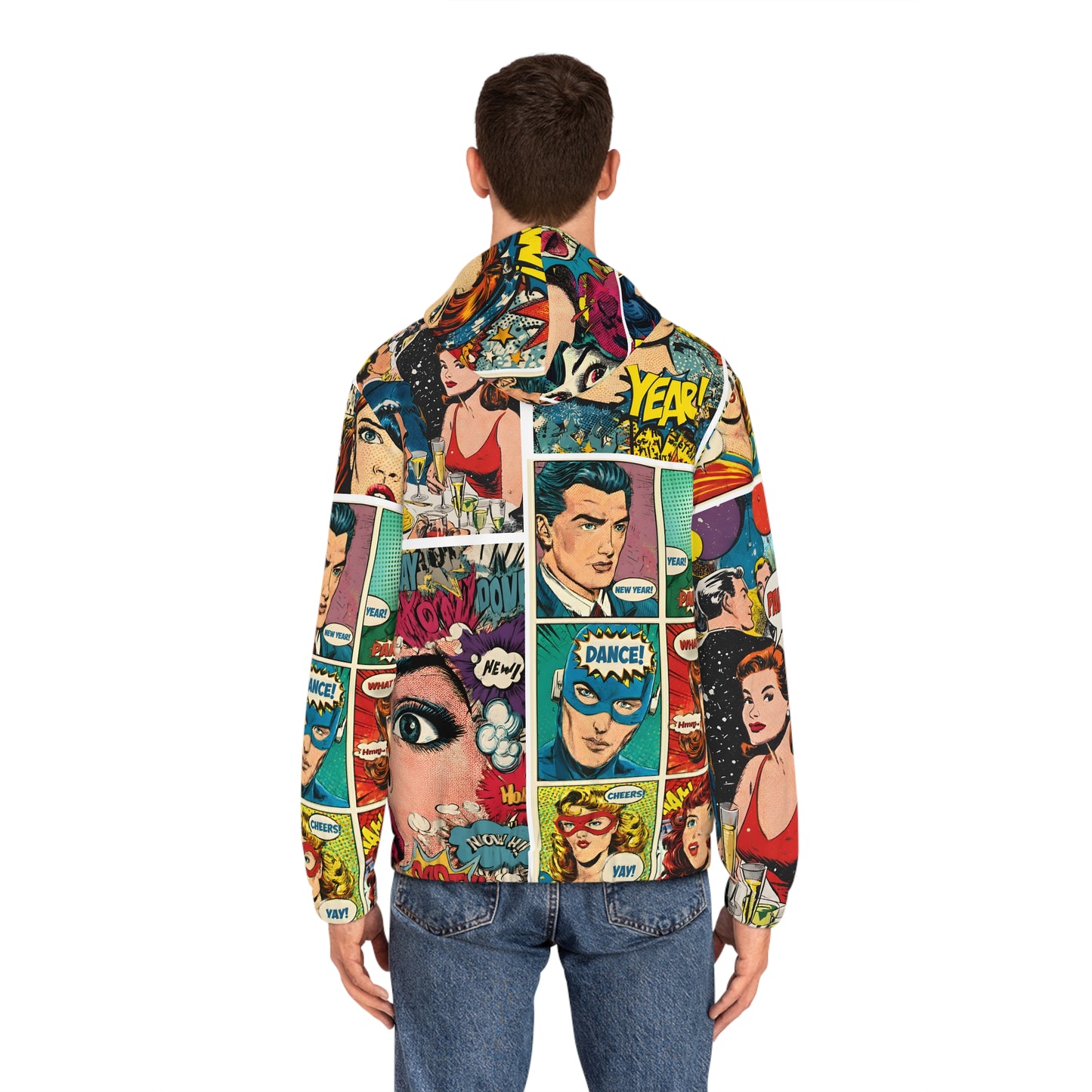 Pop Art Comics Full‑Zip Hoodie