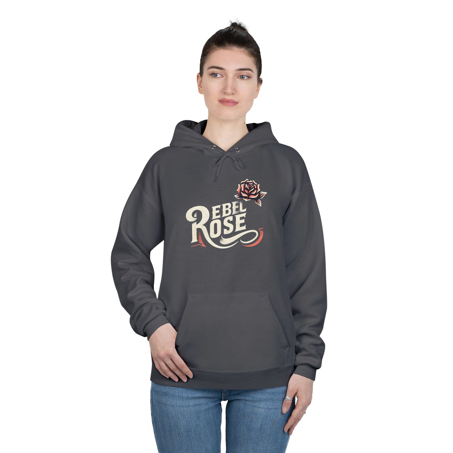 Rebel Rose Eco-Friendly Americana Hoodie.
