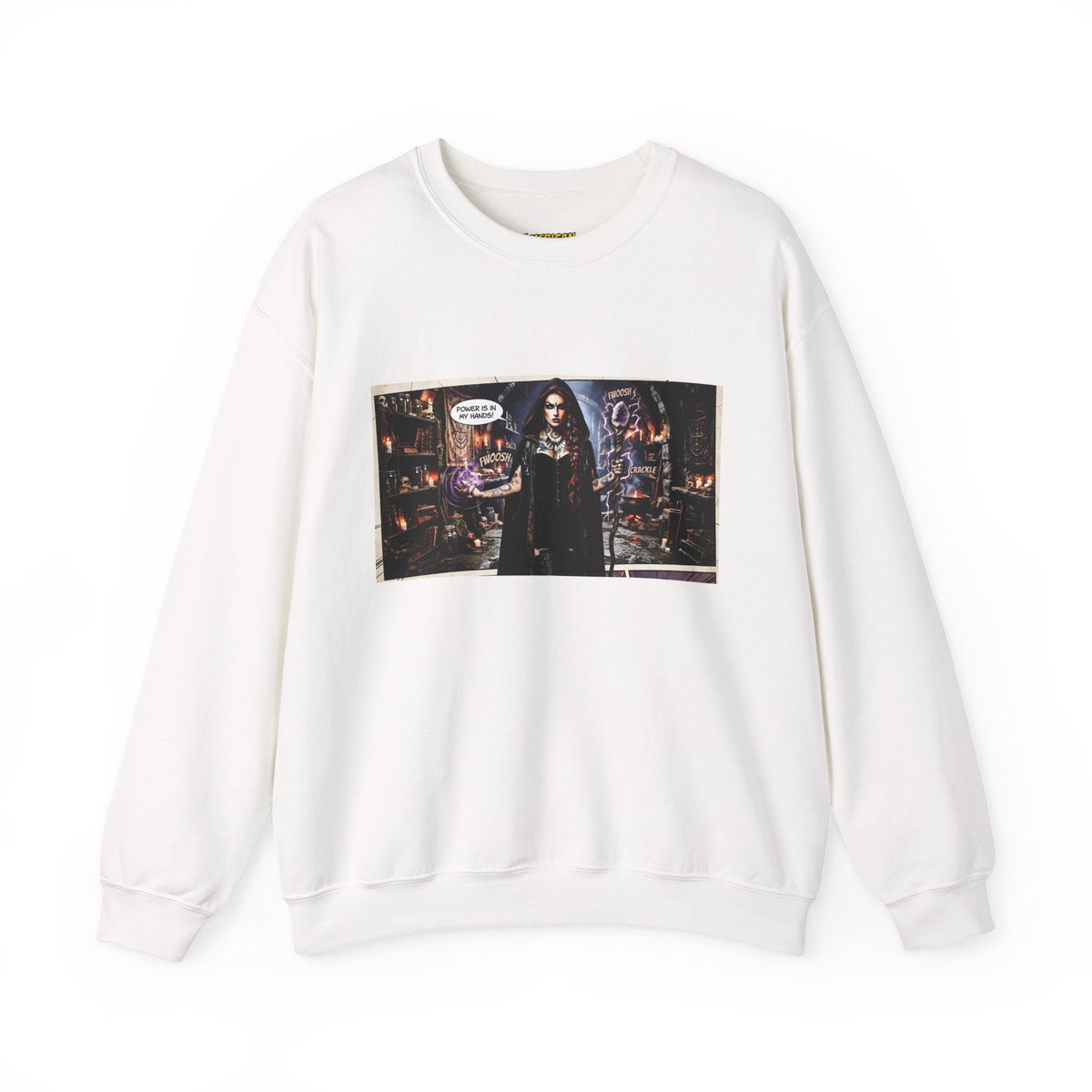 Witch's Power Comic Sweatshirt — Dark Sweatshirt