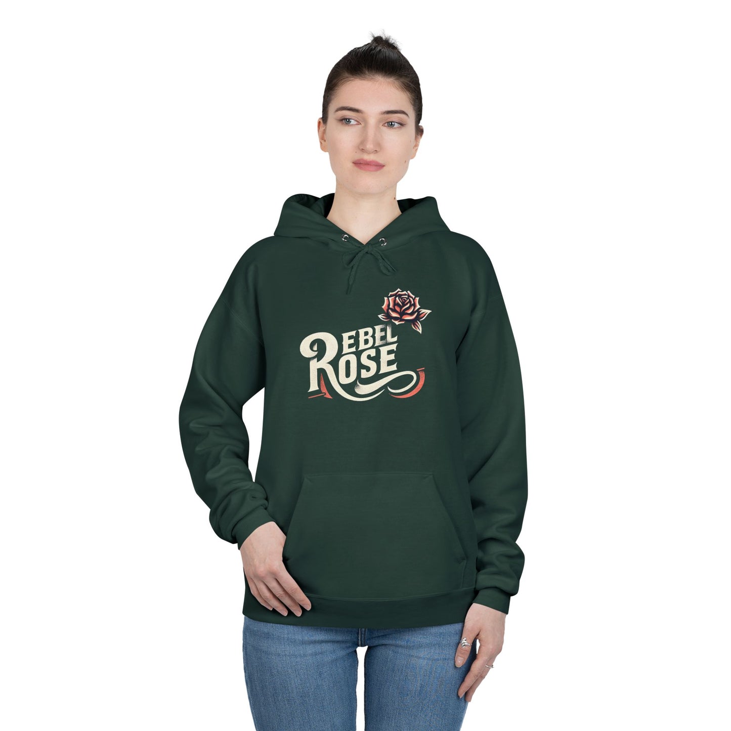 Rebel Rose Eco-Friendly Americana Hoodie.