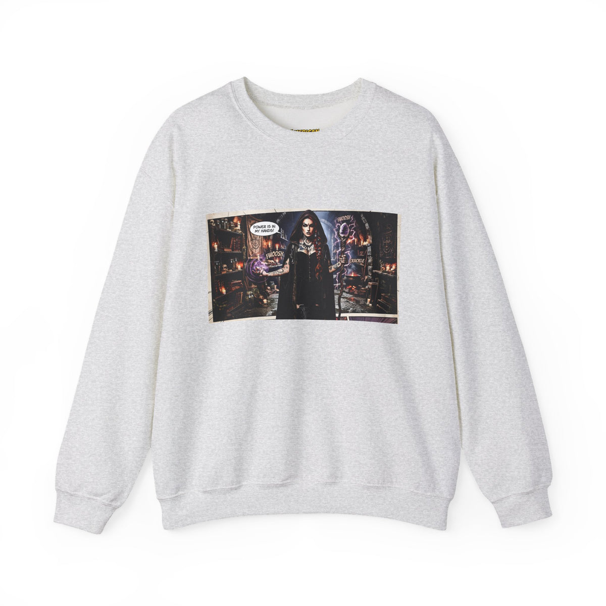 Witch's Power Comic Sweatshirt — Dark Sweatshirt