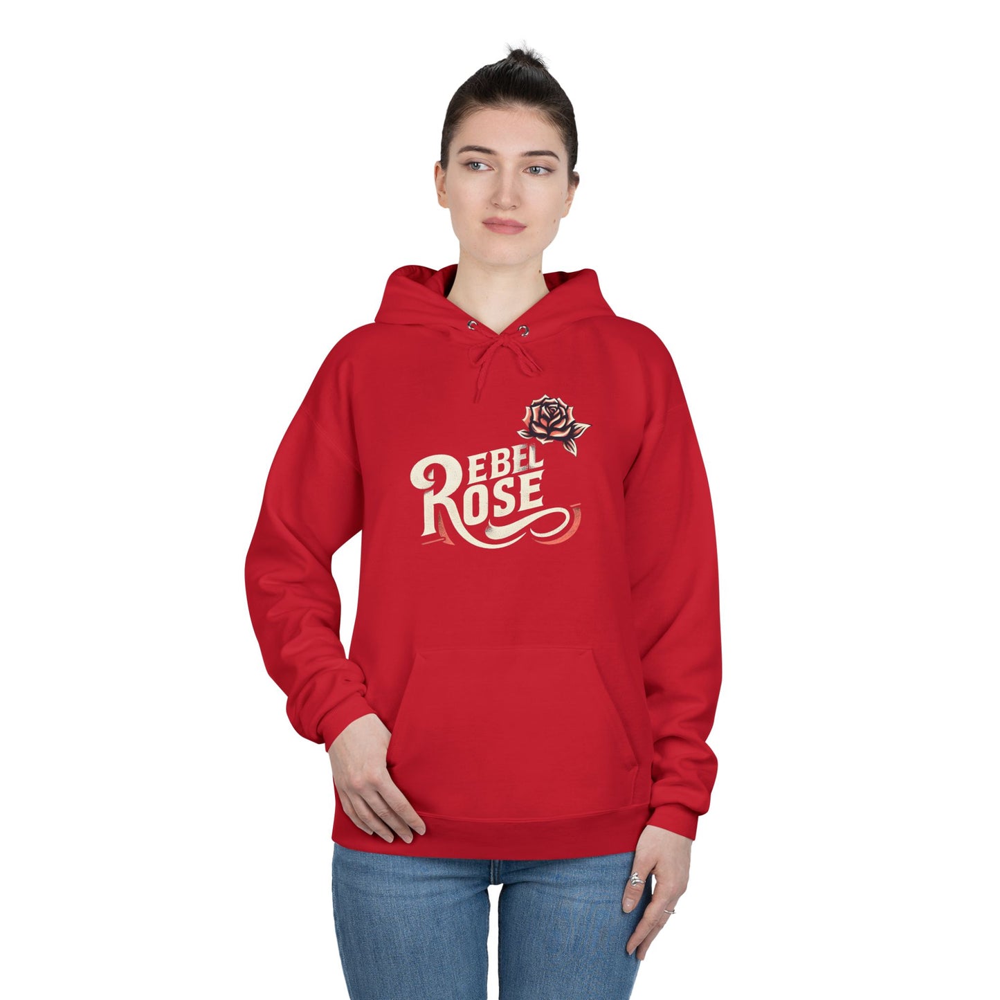 Rebel Rose Eco-Friendly Americana Hoodie.