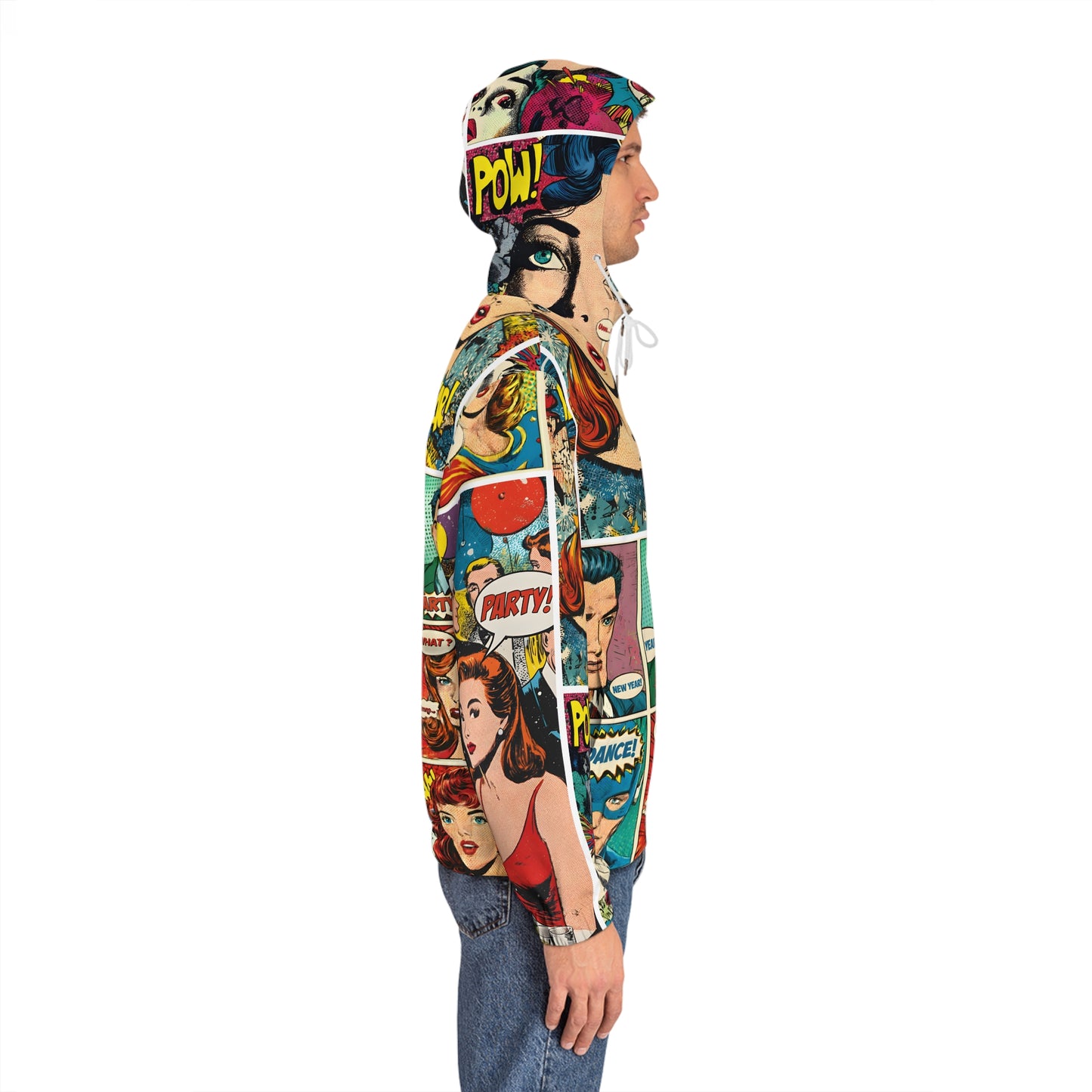 Pop Art Comics Full‑Zip Hoodie