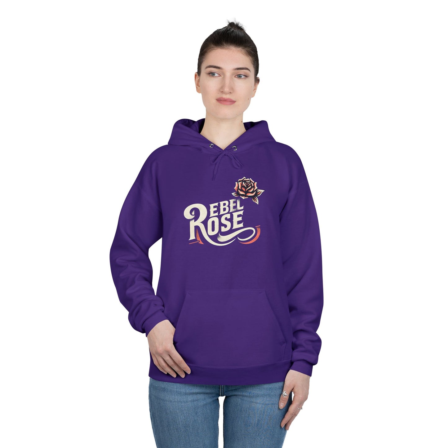 Rebel Rose Eco-Friendly Americana Hoodie.