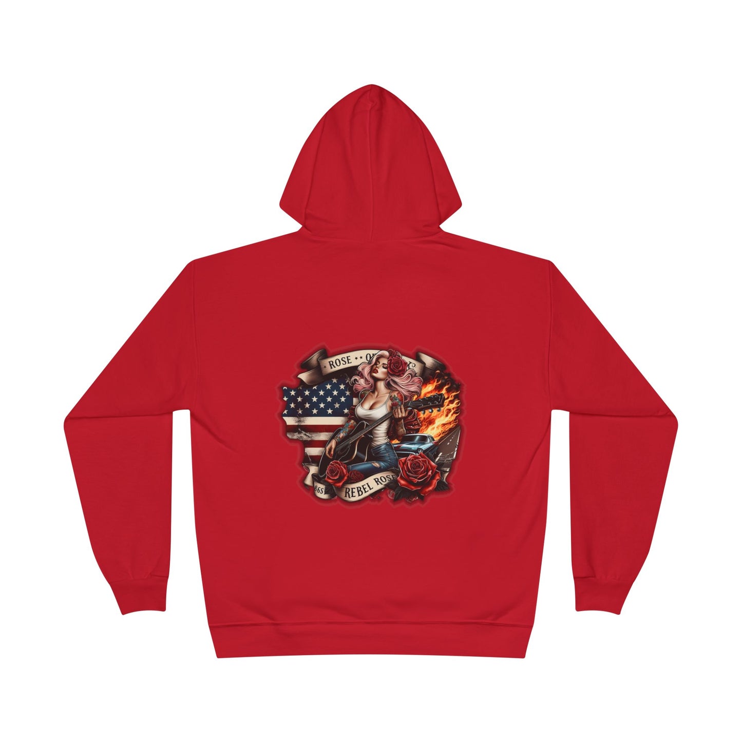Rebel Rose Eco-Friendly Americana Hoodie.