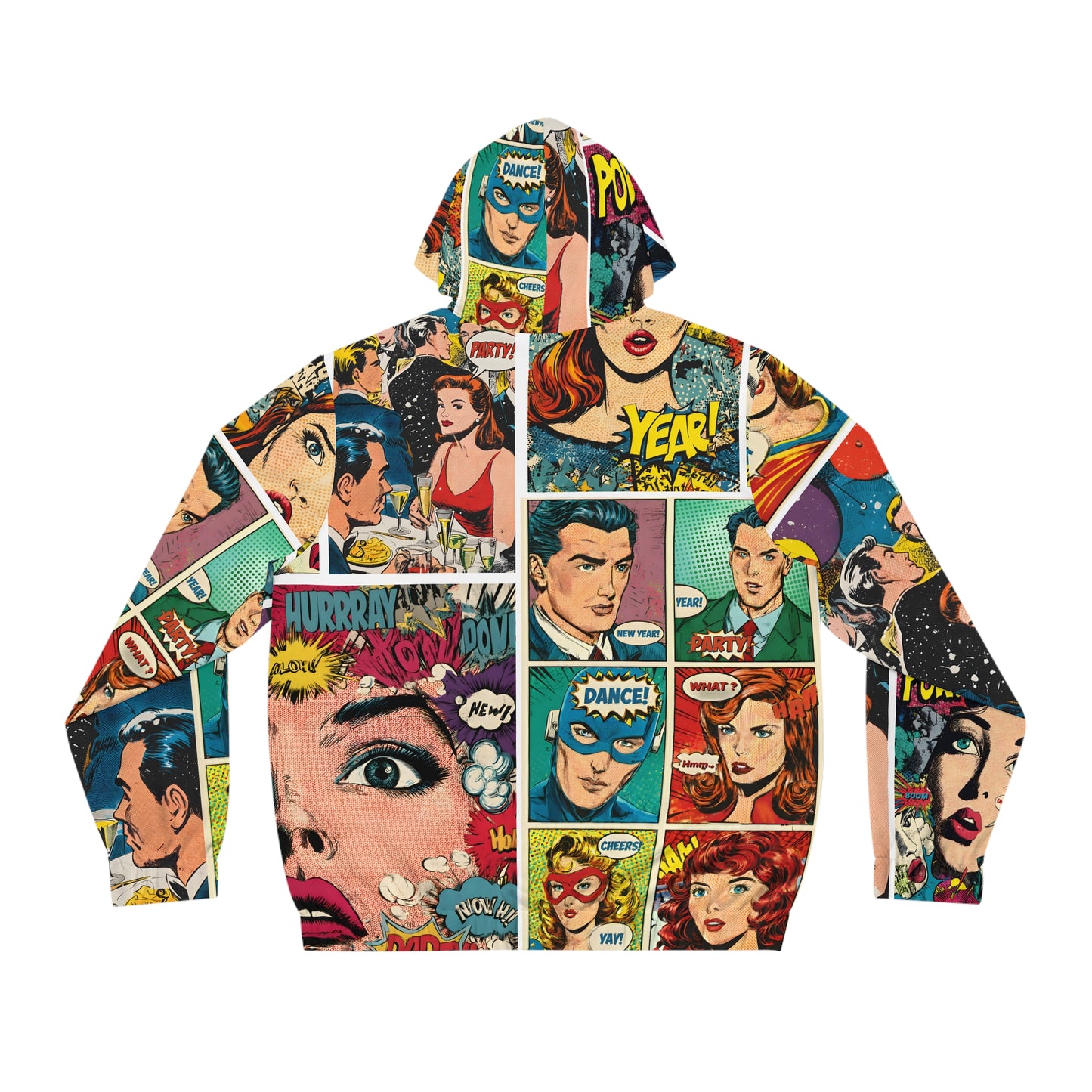 Pop Art Comics Full‑Zip Hoodie