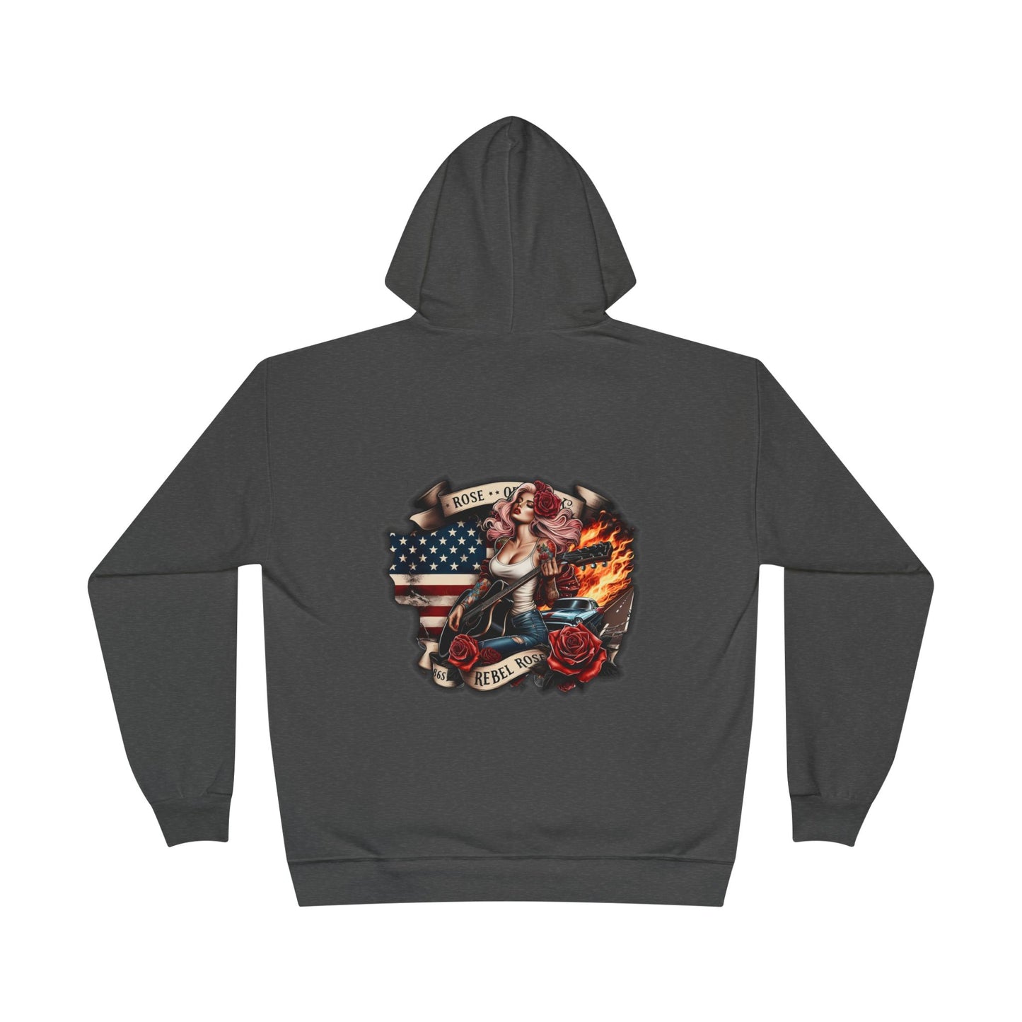 Rebel Rose Eco-Friendly Americana Hoodie.