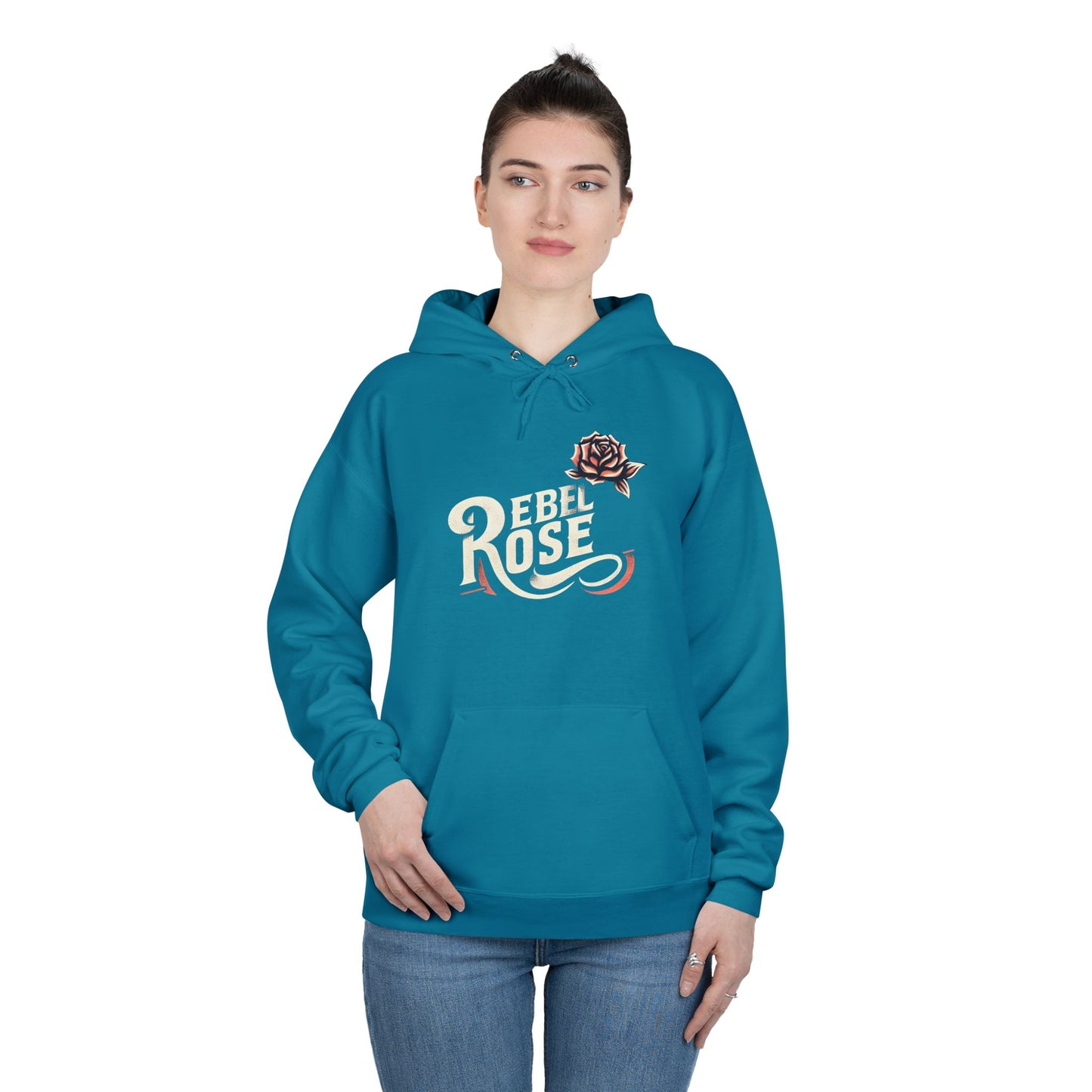 Rebel Rose Eco-Friendly Americana Hoodie.