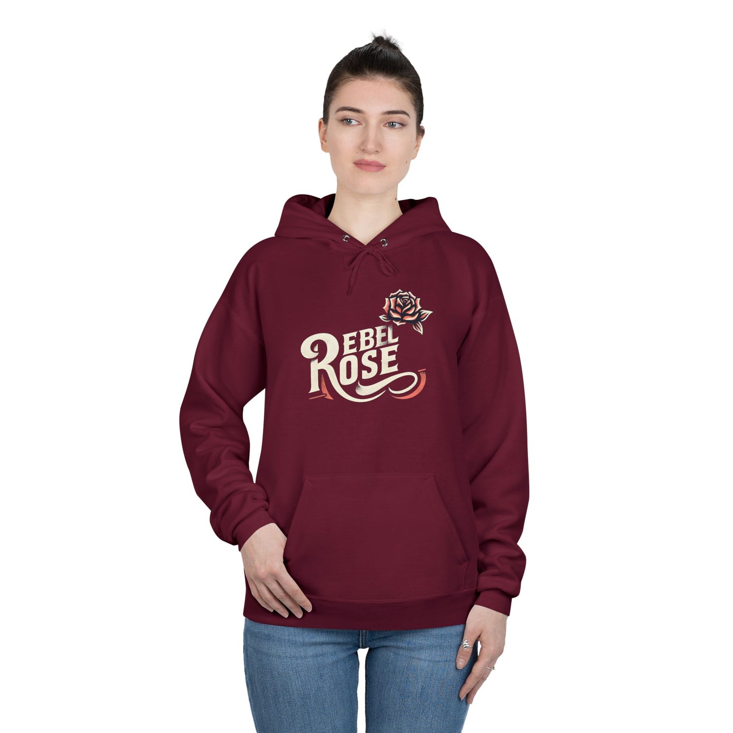 Rebel Rose Eco-Friendly Americana Hoodie.