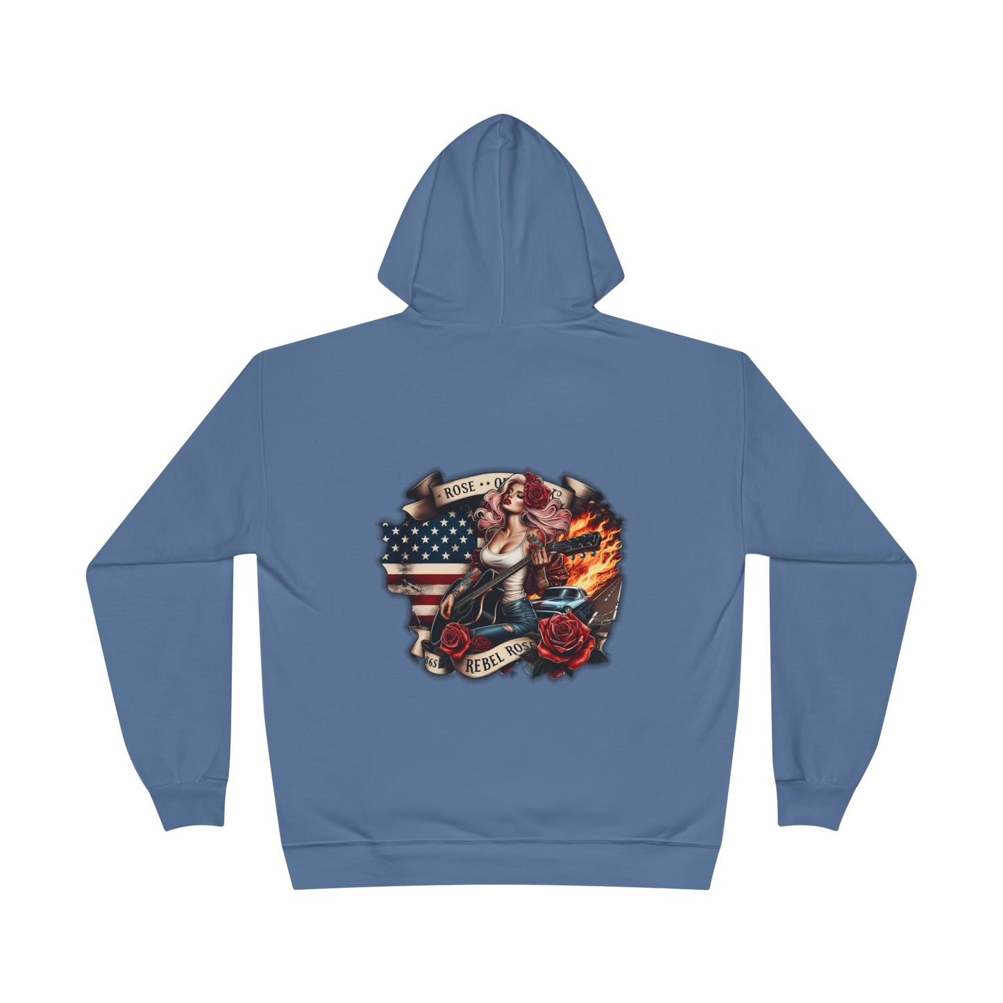 Rebel Rose Eco-Friendly Americana Hoodie.