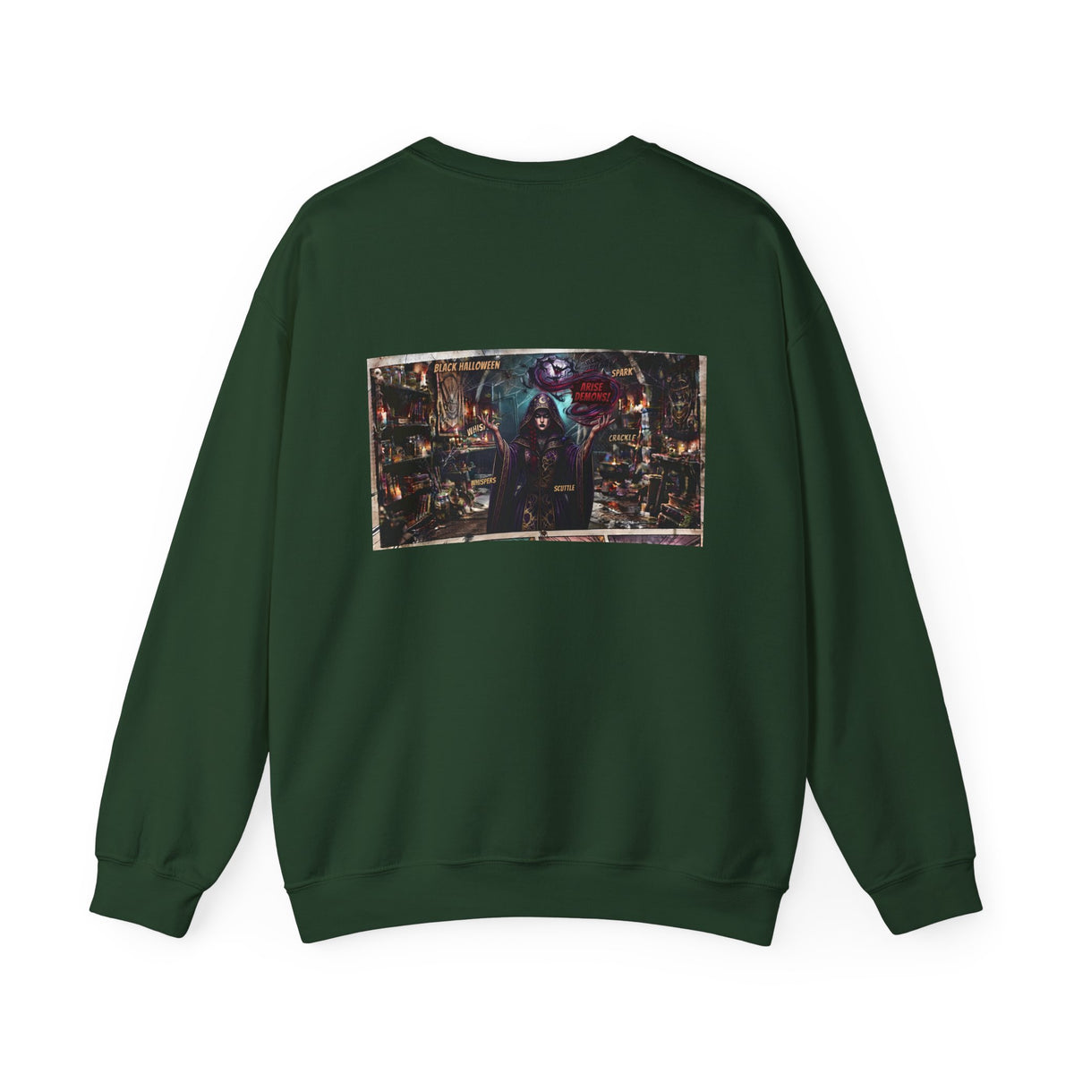Witch's Power Comic Sweatshirt — Dark Sweatshirt