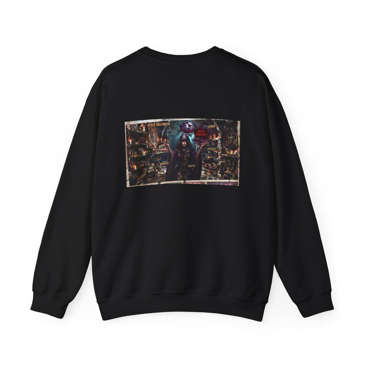 Witch's Power Comic Sweatshirt — Dark Sweatshirt